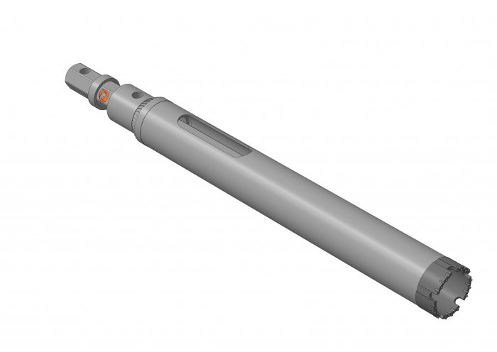 Трубы с поршнем для точечного отбора керна при шнековом бурении