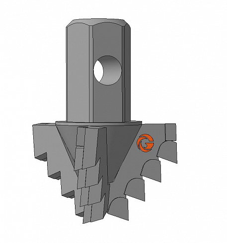 Долото шнековое лопастное Д3ЛК-95.42.Ш27 фото