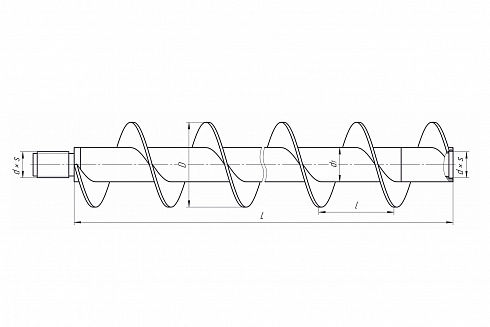 Шнек ШБ-82 L-1500 мм СП19 фото