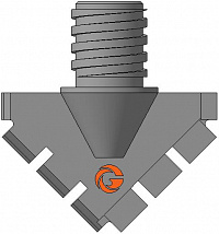 Долото шнековое лопастное ДП-112.57.Сп.28 фото